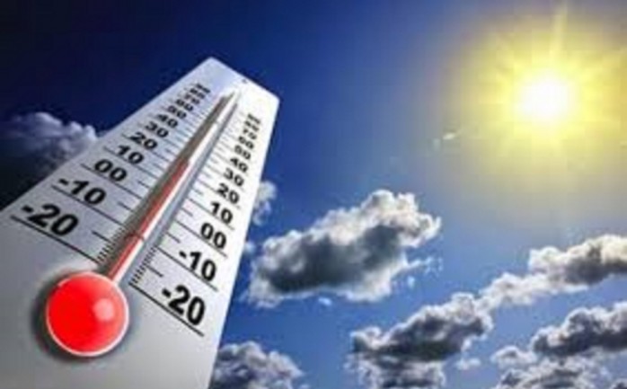 تنبأ طقس فلسطين بأن يكون الجو &nbsp;اليوم الخميس حارا نسبيا إلى حار، ويطرأ ارتفاع ملموس على درجات الحرارة لتصبح أعلى من معدلها السنوي العام بحدود 4 درجات مئوية، والرياح جنوبية غربي