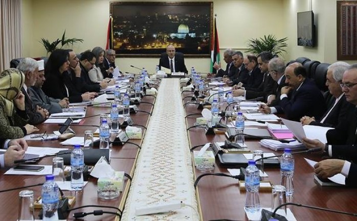 جلسة الحكومة في رام الله