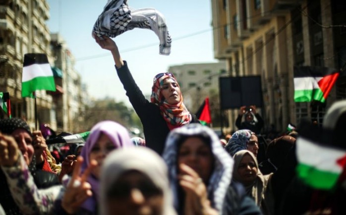 احتفالات سابقة في غزة بمناسبة يوم المرأة العالمي 