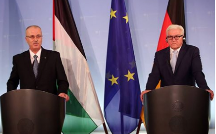 قال رئيس الوزراء رامي الحمد الله إن التعاون الفلسطيني الألماني يصل إلى الشراكة من أجل السلام والاستقرار في المنطقة، ويتجاوز إقامة المشاريع التنموية.

وأكد الحمد