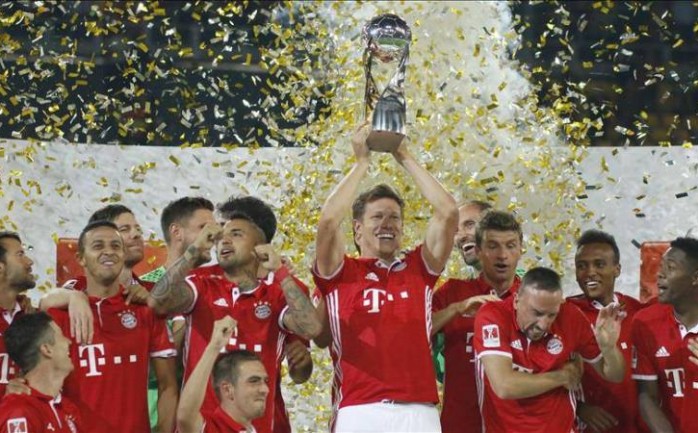حسم نادي بايرن ميونخ الألماني لقب كأس السوبر الألماني عقب تغلبه على غريمه التقليدي بروسيا دورتموند بنتيجة 2-0 في المباراة النهائية للمسابقة.

أحرز ثنائية البايرن اللاعب التشيلي أرتورو فيدال ب
