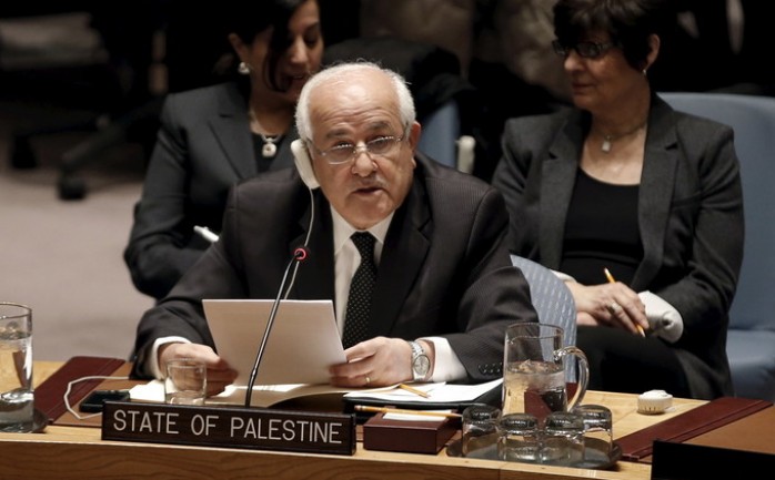 دعا المراقب الدائم لدولة فلسطين لدى الأمم المتحدة، السفير رياض منصور، المجتمع الدولي، إلى اتخاذ إجراءات جادة وجريئة لإرغام إسرائيل على وقف جرائمها وانتهاكاتها بحق الشعب الفلسطيني ووقف جميع أن
