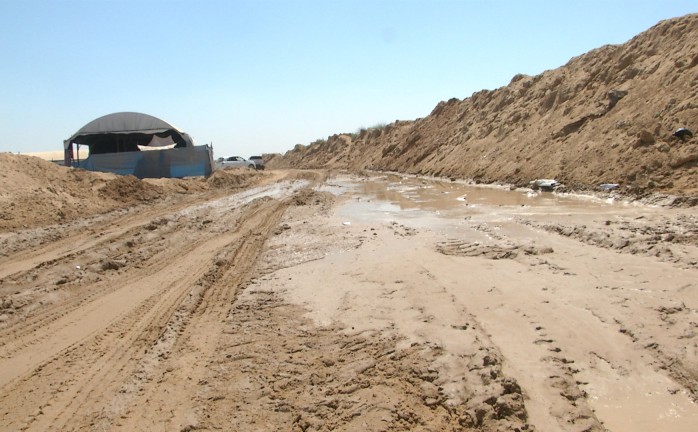 الوطنية ترصد الحفريات المصرية على حدود قطاع غزة