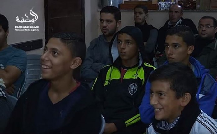 أجواء مباراة الفدائي والسعودية في غزة – تغريد العمور