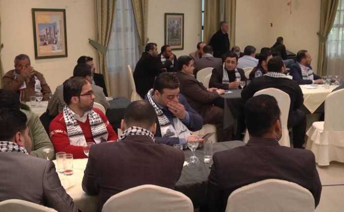جلسة لصحفيين بغزة بالتزامن مع مؤتمر دعم الانتفاضة بطهران