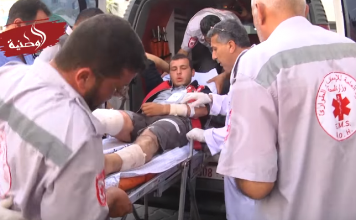 وصول إصابات جمعة "النذير والإعداد" إلى مجمع الشفاء غرب غزة