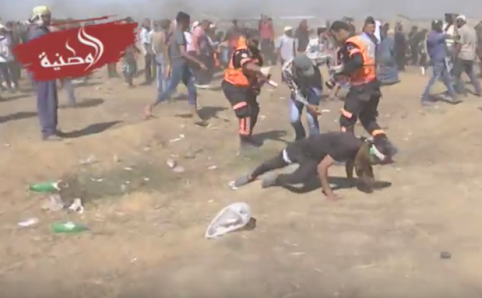 مشاركة الجماهير في جمعة "مستمرون رغم أنفك يا ترمب" شرق غزة