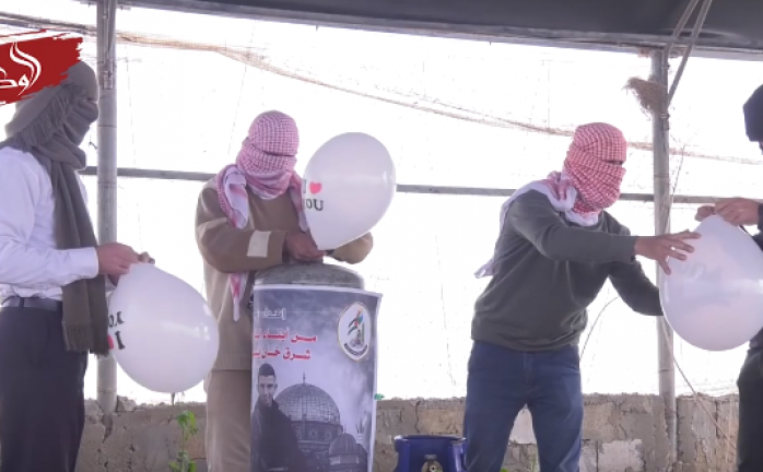 "الوطنية" توثق كيفية إطلاق البالونات الحارقة على المستوطنات