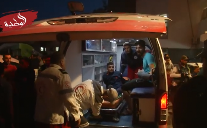 عشرات الاصابات تصل الى مجمع الشفاء الطبي خلال التصعيد على قطاع غزة