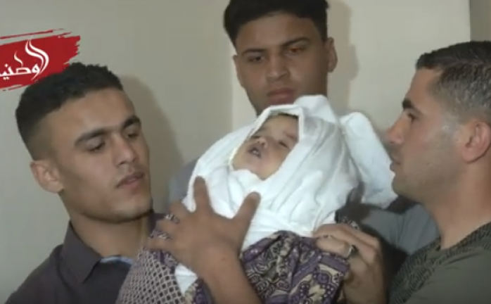 المئات يشيعون الشهيدة الطفلة صبا أبو عرار بغزة