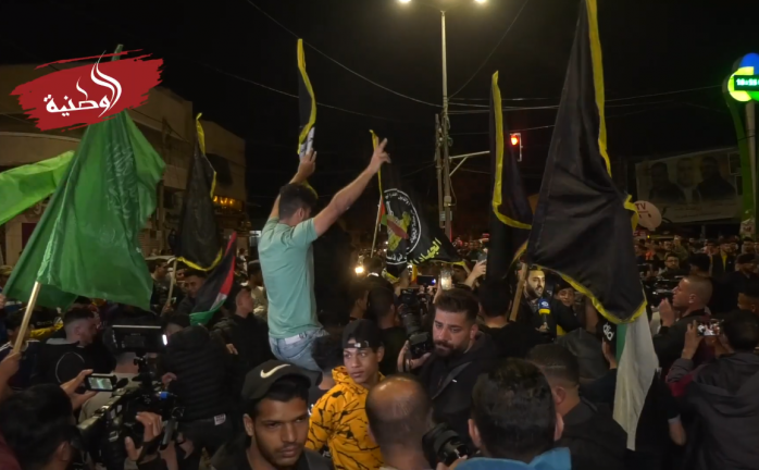 احتفالات أهالي غزة بعد إعلان التهدئة