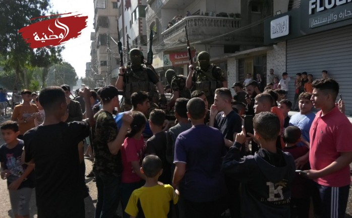 فرحة عارمة في غزة بعملية "طوفان الأقصى" وأسر جنود