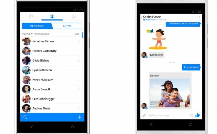 أعلنت فيس بوك عن إقبال هائل من قبل مستخدمي تطبيق المحادثات  عبر الإنترنت خاصتها، ماسنجر Messenger، على المكالمات المرئية التي تم إطلاقها نهاية الشهر الماضي.
