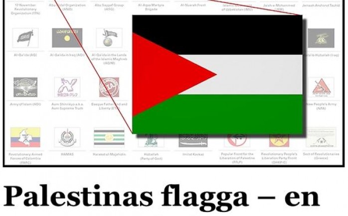 أدرجت الشرطة السويدية "العلم الفلسطيني" ضمن لائحة تتضمن رموزًا إرهابية تعدها الشرطة، وفقًا لصحيفة نيركيس اليهاندا السويدية".