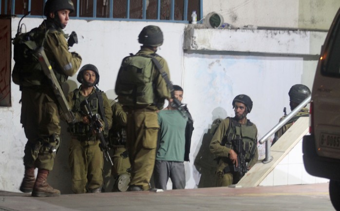 قوات الاحتلال خلال حملة الاعتقالات بالضفة الغربية