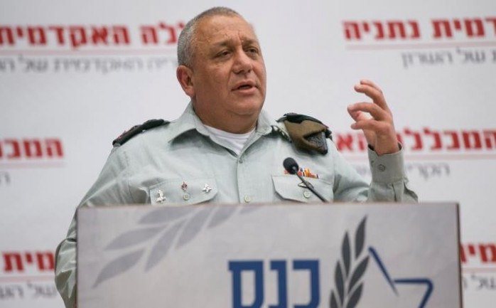 آيزنكوت قال إن الجيش الإسرائيلي واجه خلال العام الحالي تحديات كبيرة