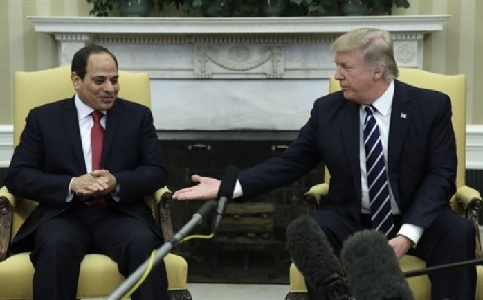 الرئيس الأمريكي دونالد ترامب والرئيس المصري عبدالفتاح السيسي