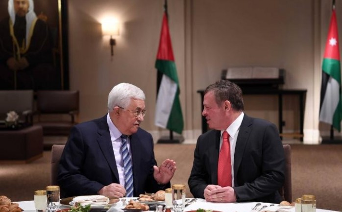 لقاء سابق بين الرئيس عباس والعاهل الأردني