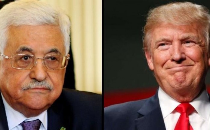 الرئيس الأميركي دونالد ترامب والرئيس محمود عباس