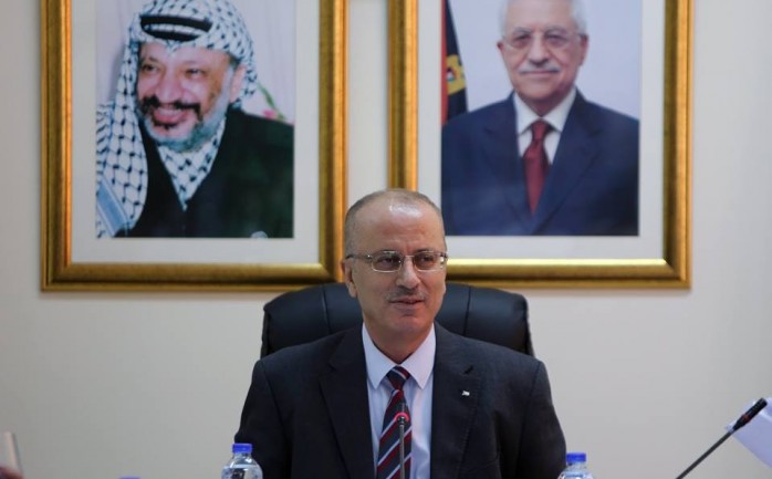 رئيس الحكومة الفلسطينية رامي الحمد الله