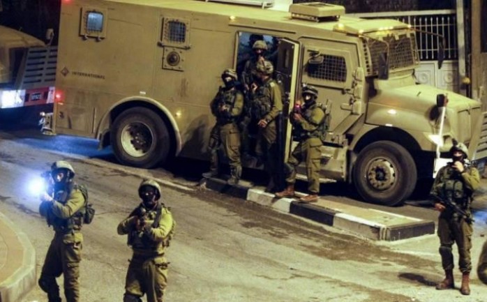 قوات الاحتلال الإسرائيلي خلال حملة اعتقالات بالضفة