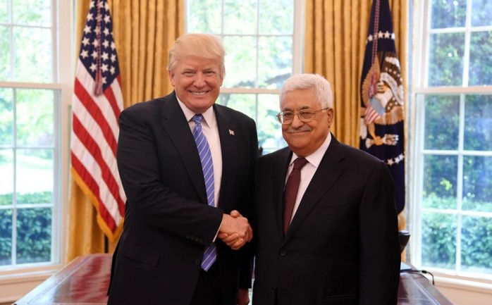 لقاء الرئيس محمود عباس والأمريكي دونالد ترامب
