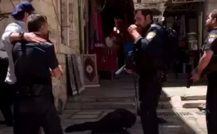 لحظة إصابة الجندي الإسرائيلي