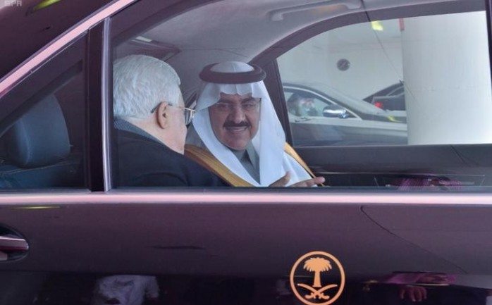 الرئيس محمود عباس في الرياض