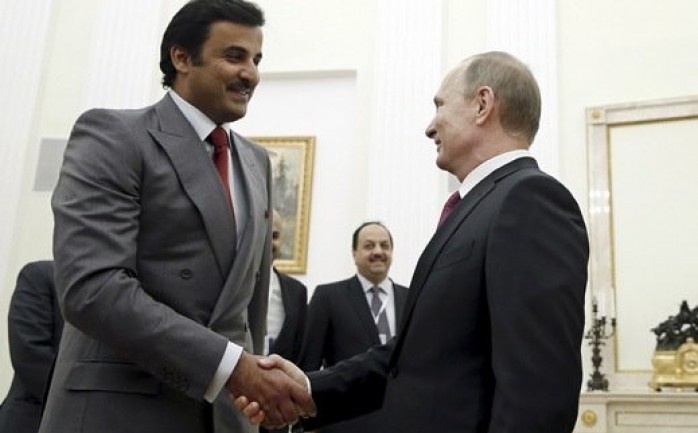 أخر زيارة لأمير دولة قطر  إلى موسكو