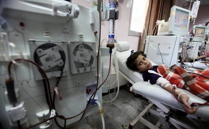 مريض في أحد مشافي غزة
