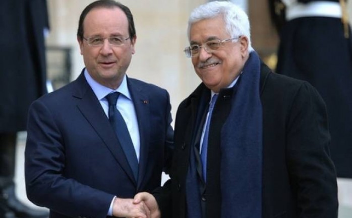 زيارة سابقة للرئيس محمود عباس لباريس