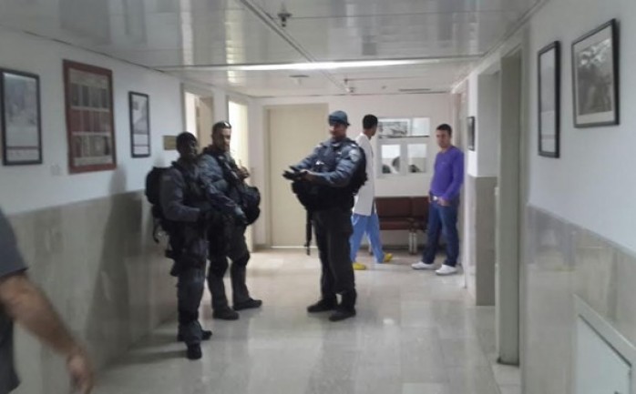 قوات الاحتلال في مشفى المقاصد-أرشيفية