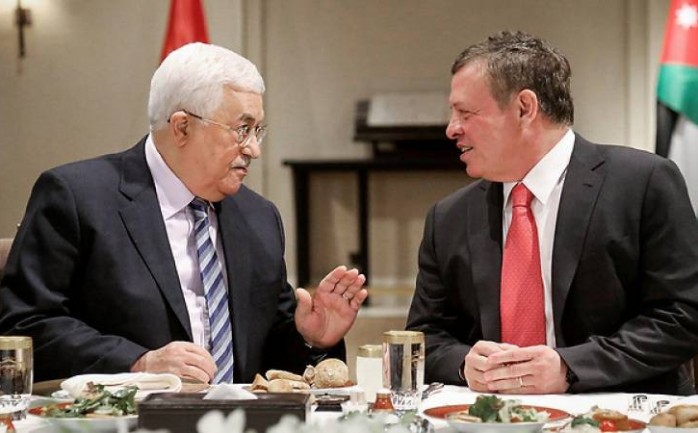الرئيس محمود عباس وملك الأردن