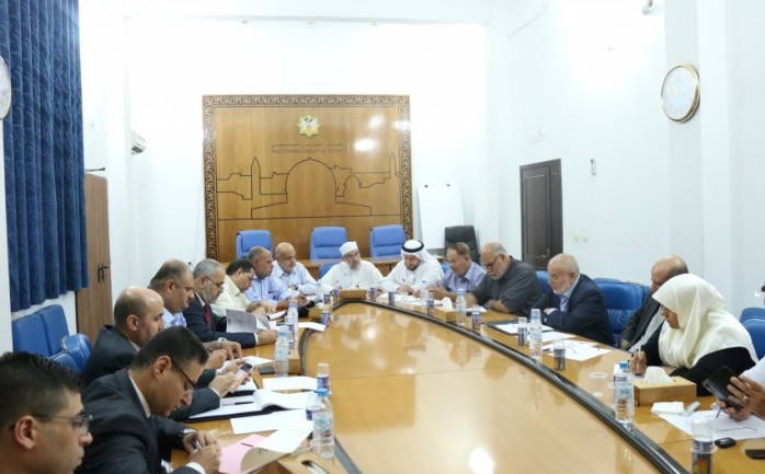 لقاء المجلس التشريعي مع اللجنة الإدارية الحكومية في غزة