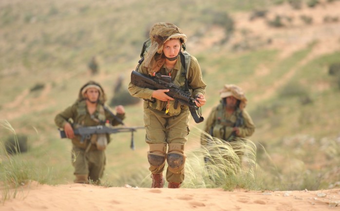 إحدى عناصر جيش الاحتلال الإسرائيلي