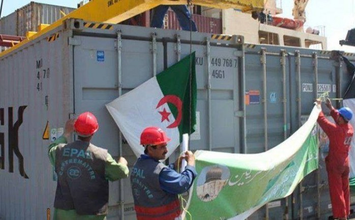 قافلة المساعدات الجزائرية