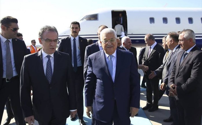 لقاء سابق بين الرئيس عباس ونظيره التركي