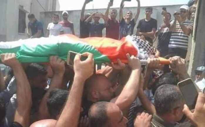 جثمان الشهيد قتيبة زهران