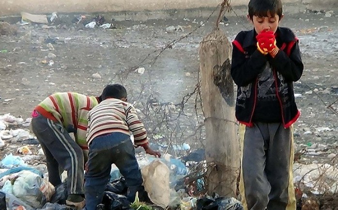 جانب من معاناة الأطفال في مخيم اليرموك