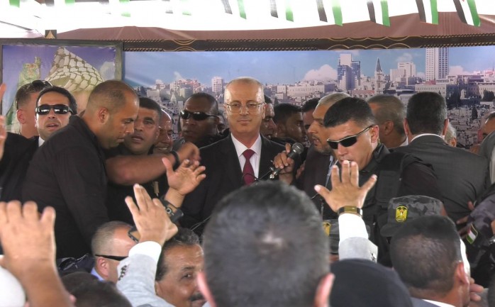 رئيس الوزراء رامي الحمدالله في غزة ‫‬
