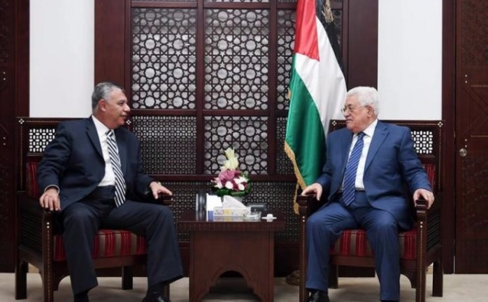 الرئيس محمود عباس واللواء خالد فوزي