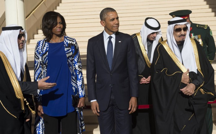 يَصِلُ الرئيس الأمريكي باراك أوباما إلى المملكة العربية السعودية اليوم الأربعاء، في زيارة هي الرابعة له منذ توليه الرئاسة في ٢٠٠٩.

وستتشهد العاصمة السع