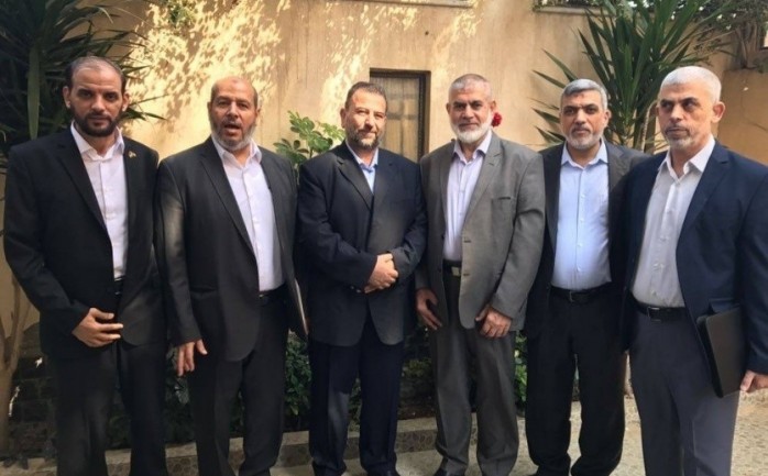 وفد حماس المشارك في حوارات المصالحة بالقاهرة