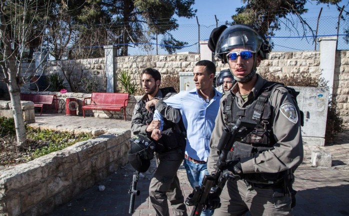 قوات الاحتلال الإسرائيلي خلال حملة الاعتقالات في القدس
