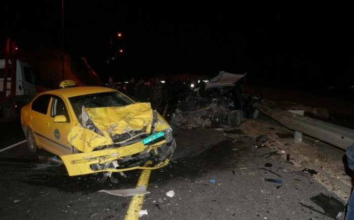 حادث سير سابق في مدينة الخليل (أرشيف)