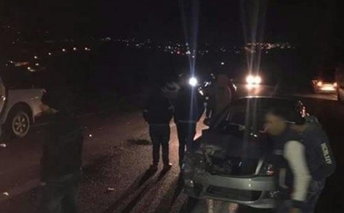 حادث سير سابق في محافظة سلفيت (ارشيف)