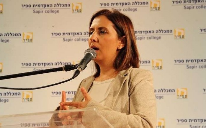 وزيرة المساواة الاجتماعية الإسرائيلية جيلا جملئيل