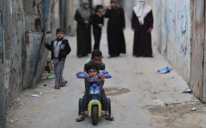 أطفال من قطاع غزة