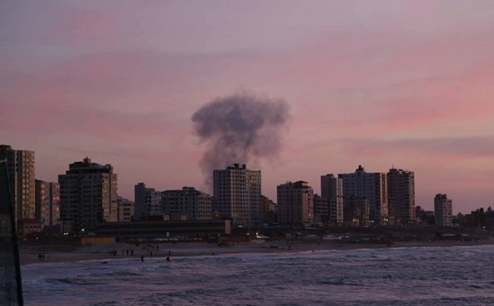 جانب من الاستهدافات في غزة