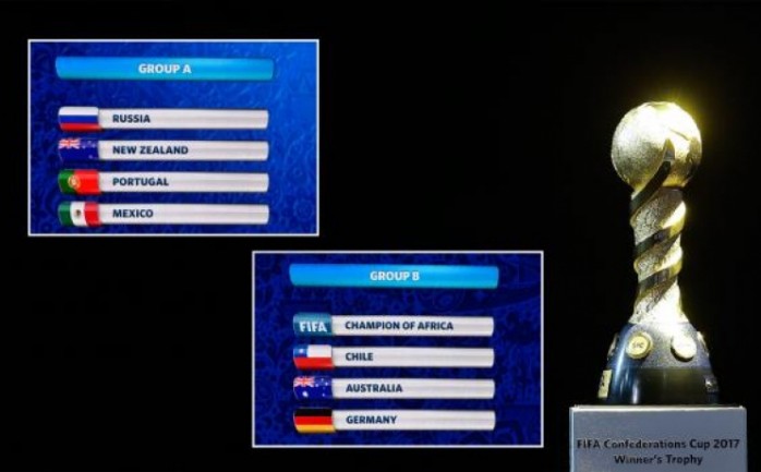 أسفرت قرعة بطولة كأس القارات 2017, التي أجراها الاتحاد الدولي لكرة القدم "الفيفا", عن مجموعتين متوازنتين نوعاً ما.

وبحسب القرعة، فضمّت المجموعة الأولى المنتخب البرتغالي بطل القارة الأوروبي
